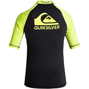 2018 Quiksilver Boys On Tour Manica corta a manica corta SAFETY YELLOW EQBWR03039